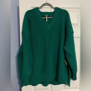 Free People Alli V-Neck Sweater
